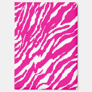 Imán Un intrincado patrón floral en rosa y blanco, arte