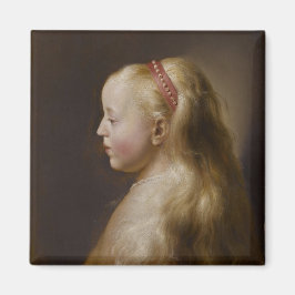Imán Un joven Chica rubio (por Jan Lievens)