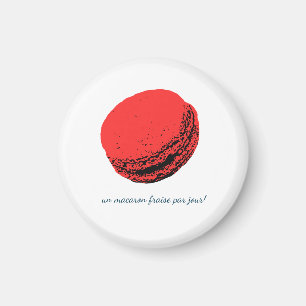 Imán un macaron fraise par jour!