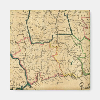 Imán Un mapa correcto de Connecticut