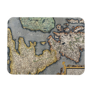 Imán Un mapa de Gran Bretaña el 1587