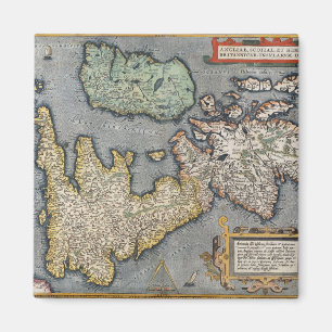 Imán Un mapa de Gran Bretaña el   1587