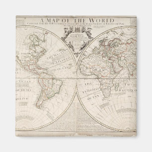 Imán Un mapa del mundo