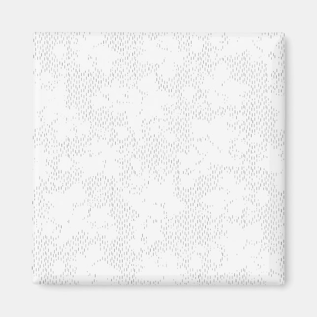 Imán un marco fotográfico en blanco y negro con fondo b (Frente)