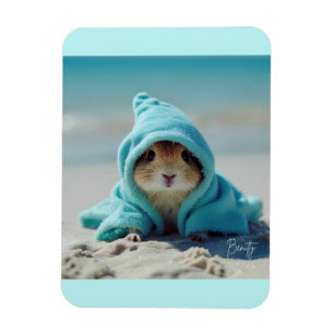 Imán Un martillo suave en el diseño veraniego playero