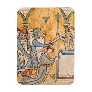 Imán Un Martirio Temprano de St. Thomas Becket en el Ar