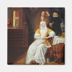 Imán Un médico que visita a una señora joven en un