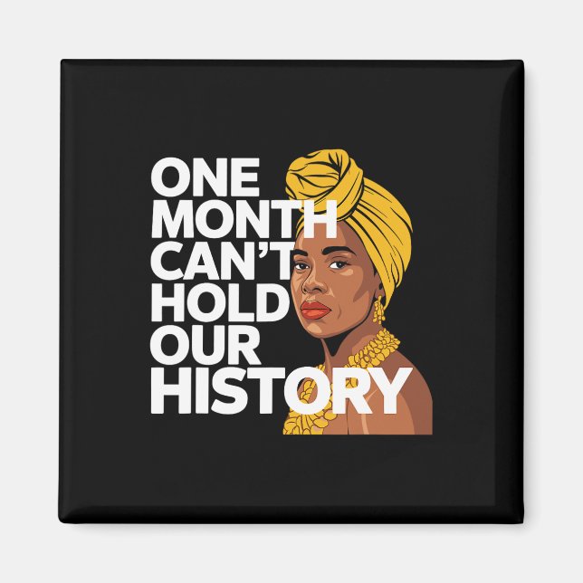 Imán Un Mes No Puede Contener Nuestra Historia Africana (Frente)