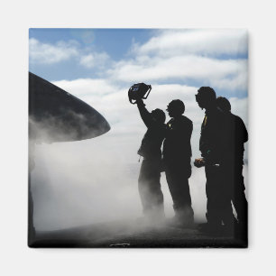 Imán Un miembro de la tripulación de la cabina de vuelo