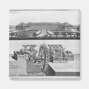 Imán Un molino de papel