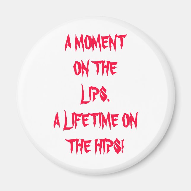 Imán Un momento en los labios (Frente)