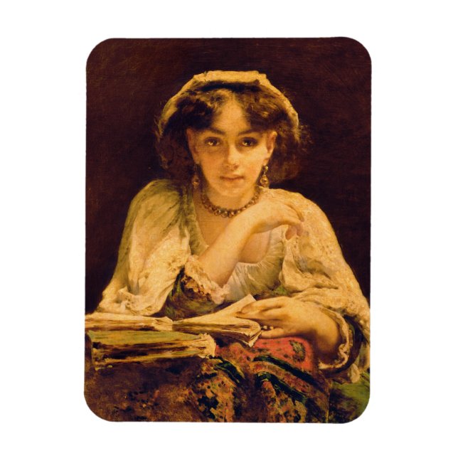 Imán Un momento pensivo (Vertical)