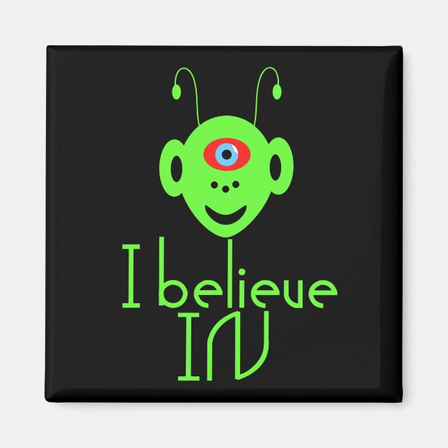 Imán Un monstruo extraño gracioso (Frente)