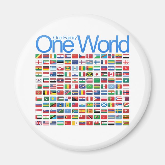 Imán Un mundo (Frente)