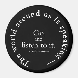 Imán Un mundo de palabras el   escucha él