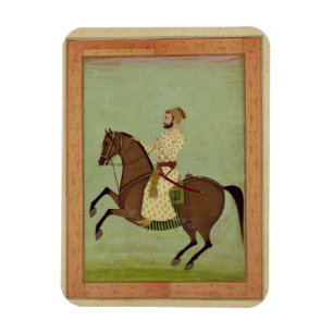 Imán Un noble mogol a caballo, c.1790, del Larg