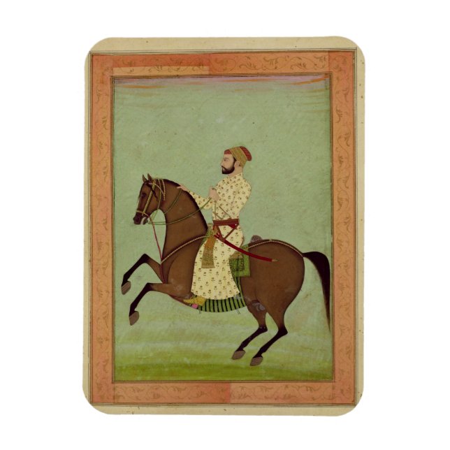 Imán Un noble mogol a caballo, c.1790, del Larg (Vertical)