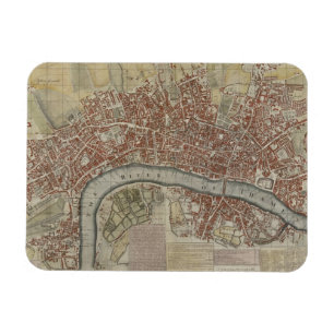 Imán Un nuevo y exacto plan de las ciudades de Londres