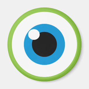 IMÁN UN OJO AZUL PRECIOSO