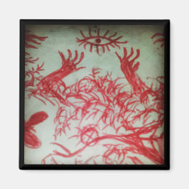 Imán un ojo que crees que dibuja el ojo rojo