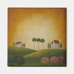 Imán Un paisaje en Toscana