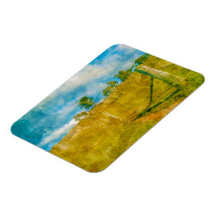 Imán Un paisaje mágico pastoral