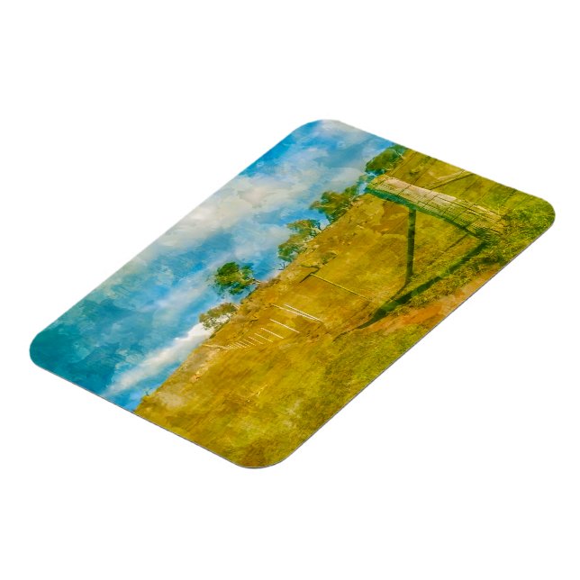 Imán Un paisaje mágico pastoral (Lado Izquierdo)