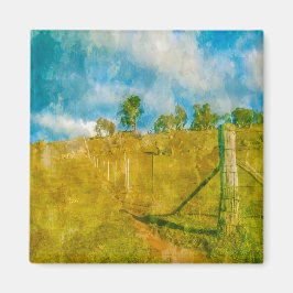 Imán Un paisaje mágico pastoral