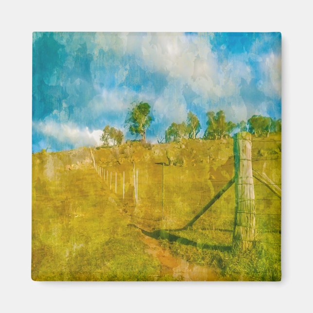 Imán Un paisaje mágico pastoral (Frente)