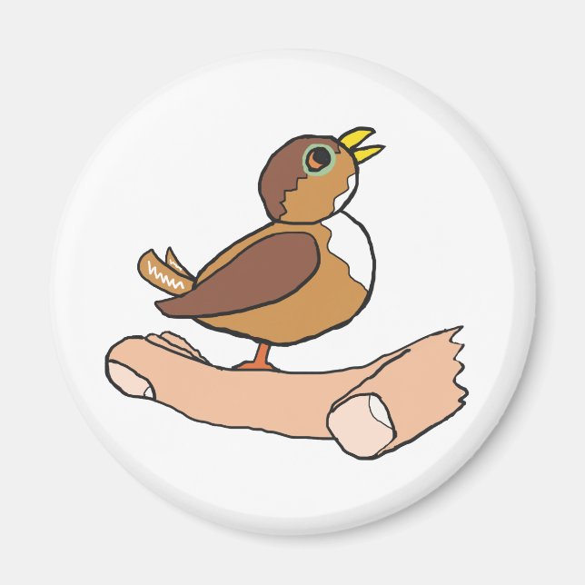 Imán Un Pájaro En La Mano (Frente)