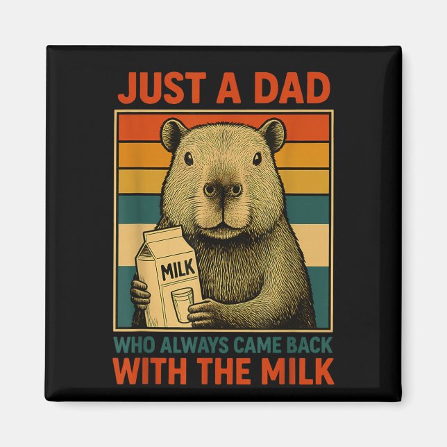 Imán Un Papá Que Volvió Con La Leche Día Del Padre (Frente)