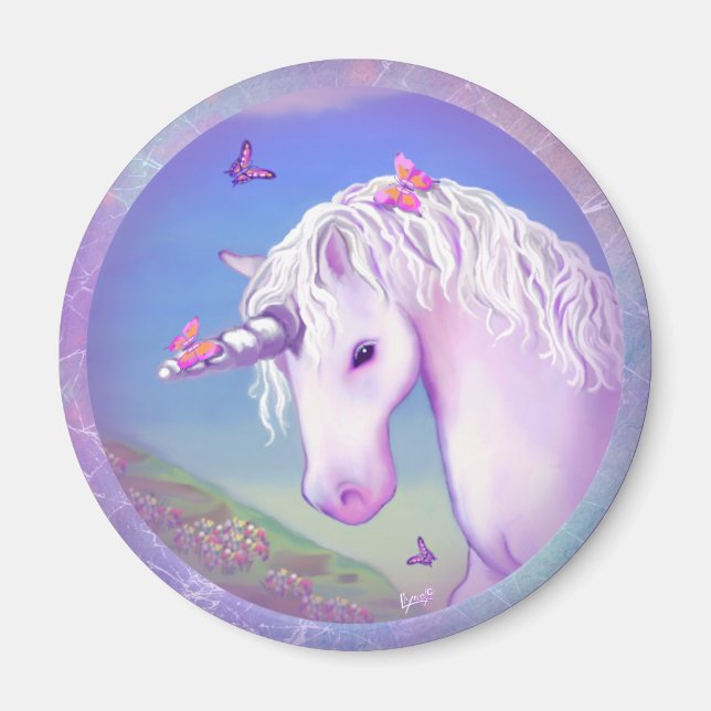 Imán Un paraíso morado (Frente)