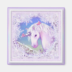 Imán Un paraíso violeta y nieve