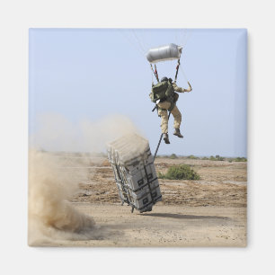 Imán Un pararescueman cae en la zona