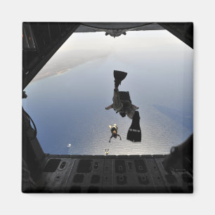 Imán Un pararescueman de la fuerza aérea de los