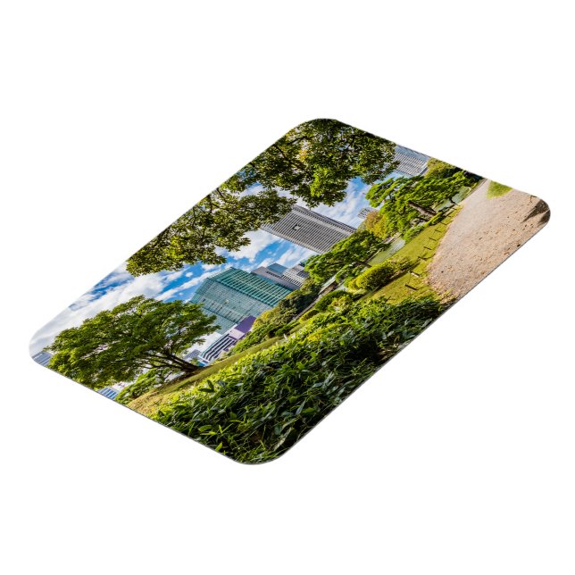 Imán Un paseo por los jardines de Hama Rikyu, Tokio (Lado Izquierdo)