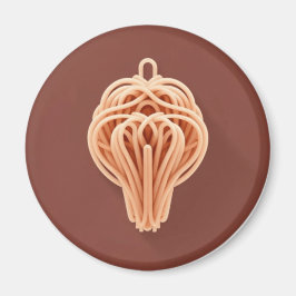 Imán Un patrón único de fideos de espagueti