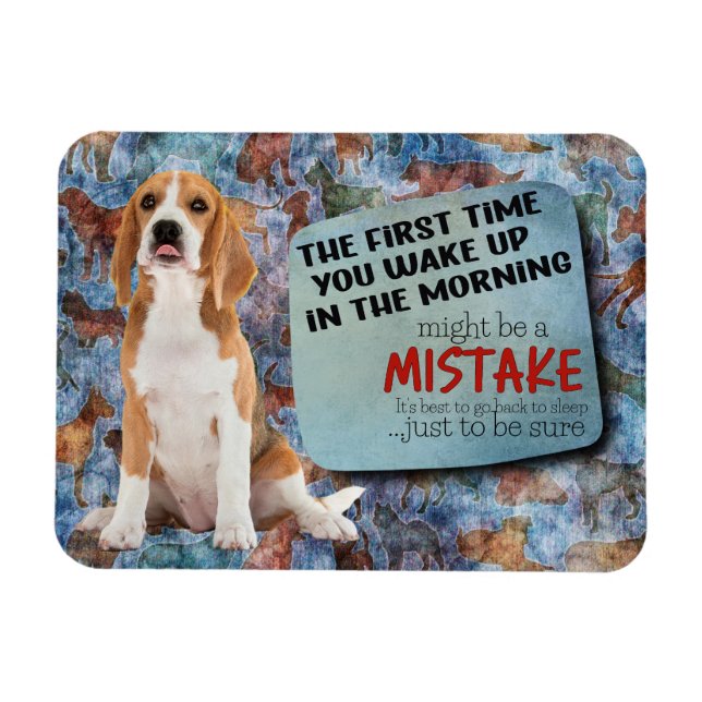 Imán Un pensamiento hilarante de tu Beagle (Horizontal)