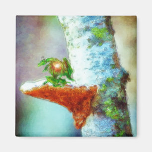 Imán Un pequeño dragón duerme