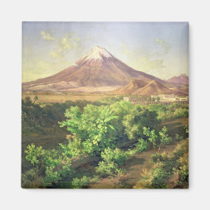 Imán Un pequeño volcán en el campo mexicano, 1887 (petr