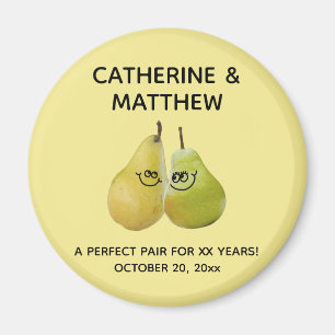 Imán Un Personalizado de pareja perfecta para el aniver