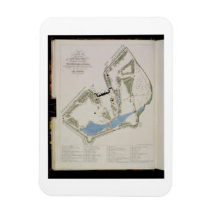 Imán Un plan de los jardines de Richard Grenville,