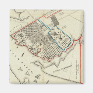 Imán Un Plan De Propiedad De La Hampton Normal