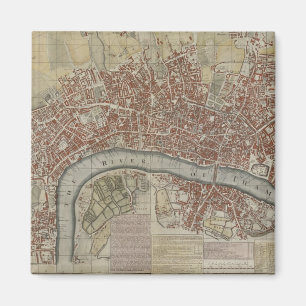 Imán Un plan nuevo y exacto de las ciudades de Londres 