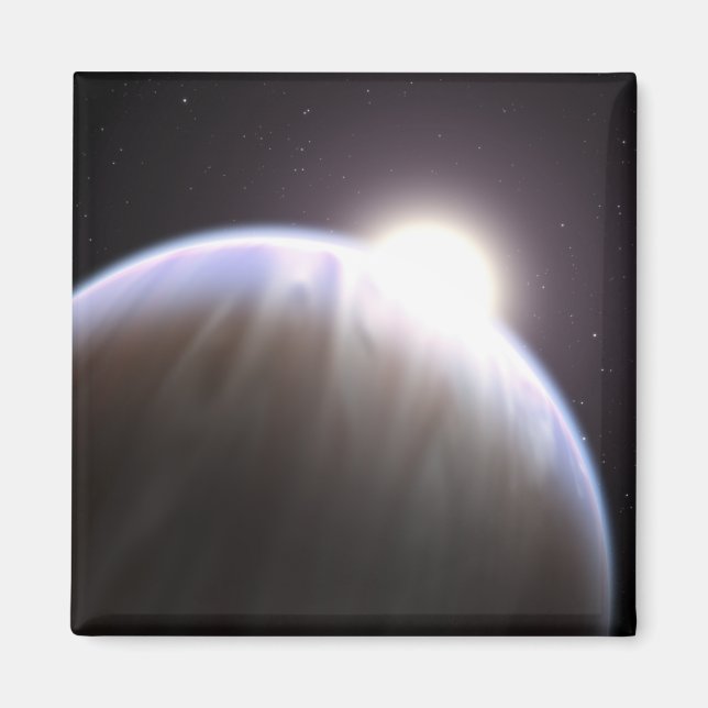 Imán Un planeta extrasolar con su estrella matriz (Frente)