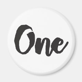 Imán Un primer cumpleaños arte primer cumpleaños Mi pri