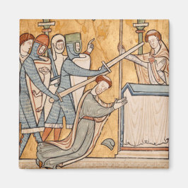 Imán Un primer martirio de St. Thomas Becket en el arte