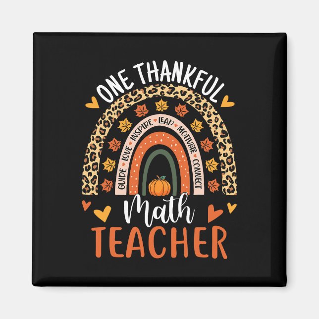 Imán Un profesor de matemáticas agradecido con las lluv (Frente)