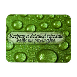 Imán "Un programa detallado" Flexi de confirmación de m