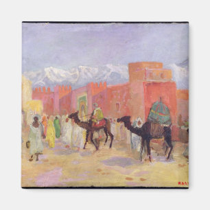 Imán Un pueblo en las montañas de atlas